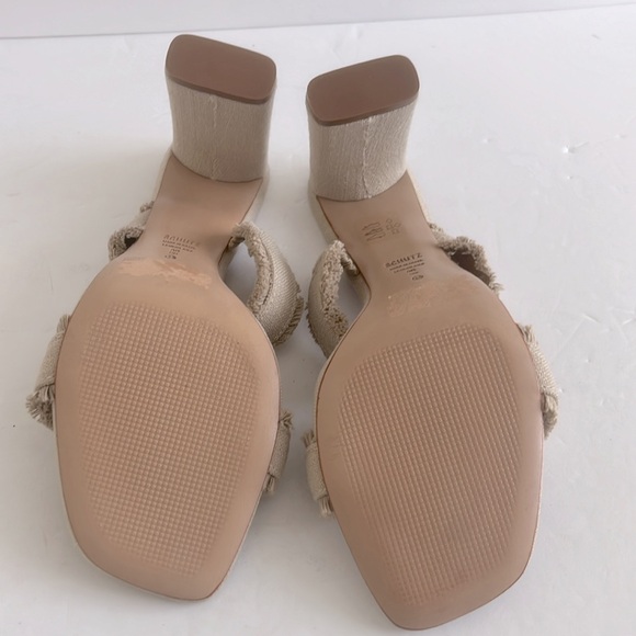 SCHUTZ $138 Shoes Women’s Amely Mid Block Heel  Sandals Size 9 New - Picture 7 of 7